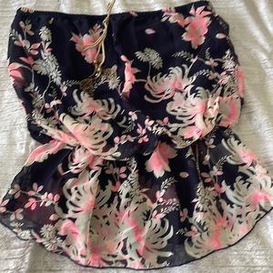 Polyester Floral crop top